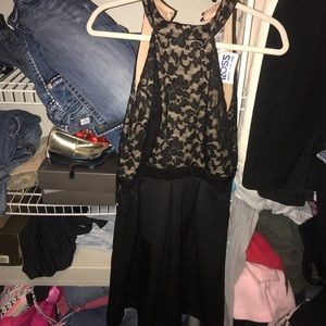 Black cocktail dress